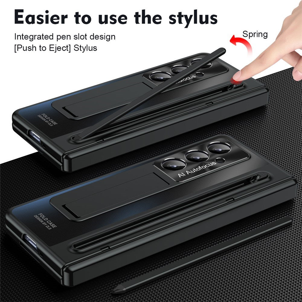 Samsung Galaxy Z Fold8 Ultra EIDERWOOD Cover m. Indbygget Styluspen & Ståfunktion - Sort