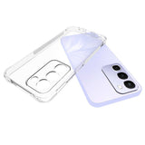 Realme C100 EIDERWOOD Fleksibelt Plast Bagside Cover m. Stødabsorberende Hjørner - Gennemsigtig
