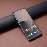 Samsung Galaxy Z Fold8 Hårdt Plast Carbon Bagside Cover - MagSafe Kompatibel - Sort