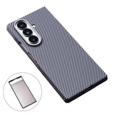 Samsung Galaxy Z Fold8 Hårdt Plast Carbon Bagside Cover - MagSafe Kompatibel - Grå