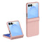 Samsung Galaxy Z Flip8 EIDERWOOD Hårdt Plastik Mobilcover m. Hængsel - Gul