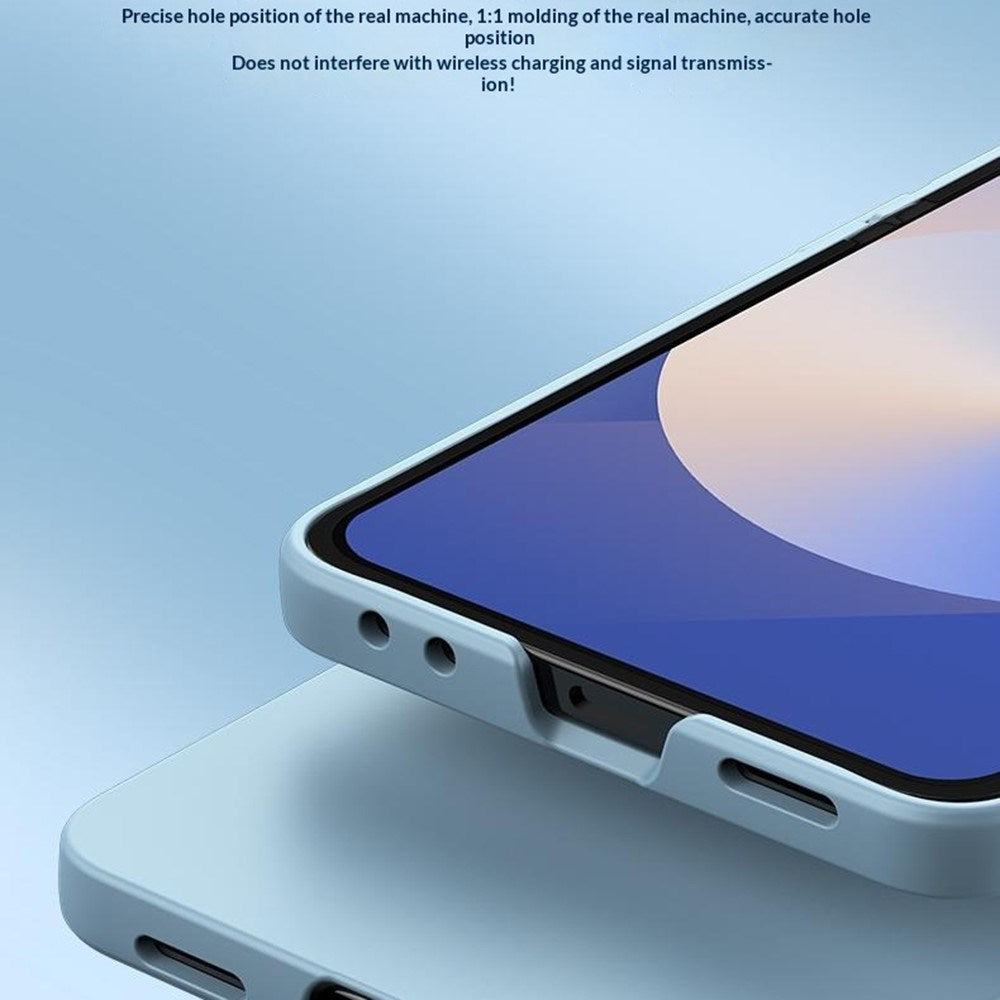 Samsung Galaxy Z Flip8 EIDERWOOD Hårdt Plastik Mobilcover m. Hængsel - Blå