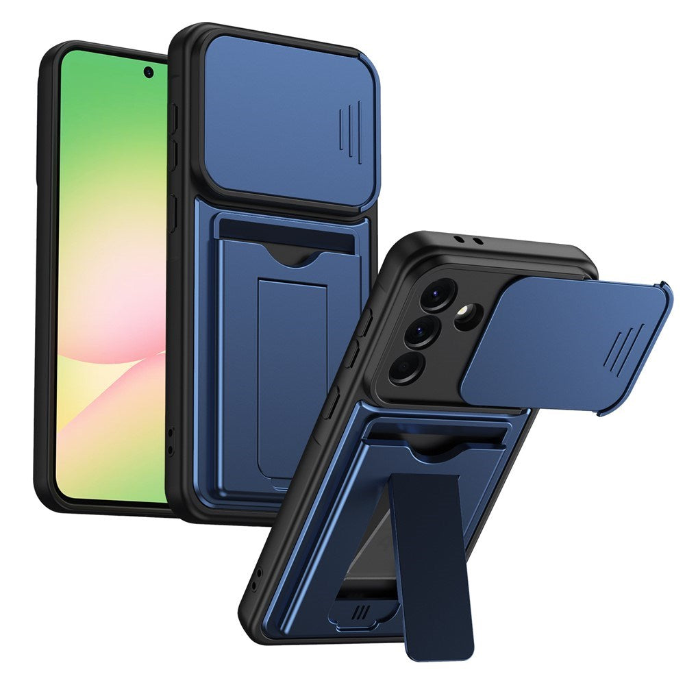 Samsung Galaxy A27 EIDERWOOD Hybrid Håndværker Cover m. Cam Slider - Blå
