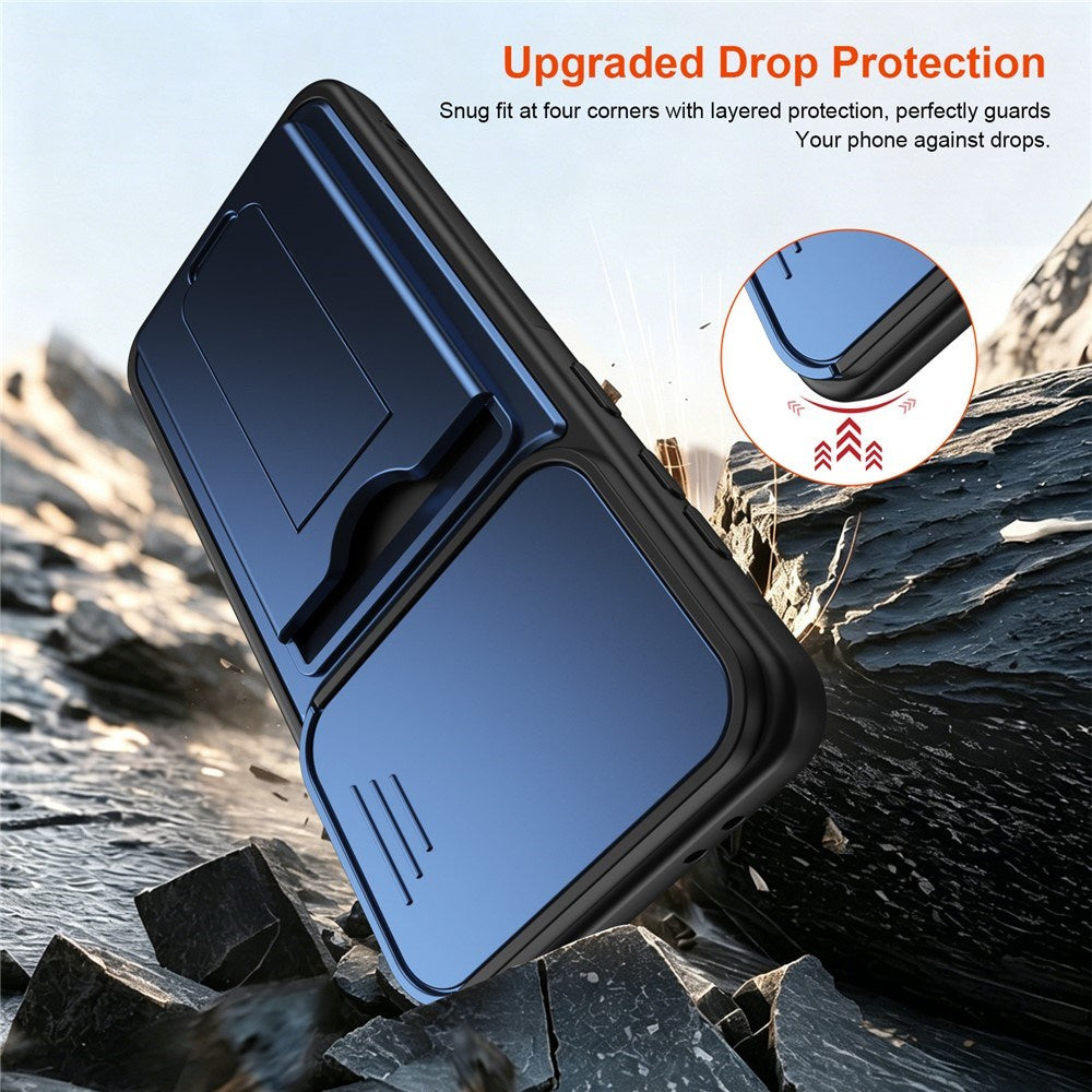 Samsung Galaxy A27 EIDERWOOD Hybrid Håndværker Cover m. Cam Slider - Blå