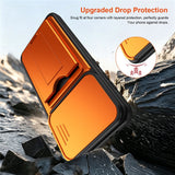 Samsung Galaxy A27 EIDERWOOD Hybrid Håndværker Cover m. Cam Slider - Orange