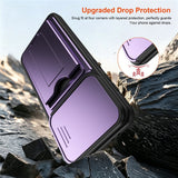 Samsung Galaxy A27 EIDERWOOD Hybrid Håndværker Cover m. Cam Slider - Lilla