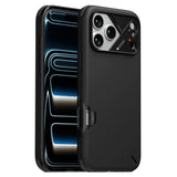 iPhone 17 Pro Max AULUMU Stødabsorberende Hybrid Mobilcover - MagSafe Kompatibel - Sort
