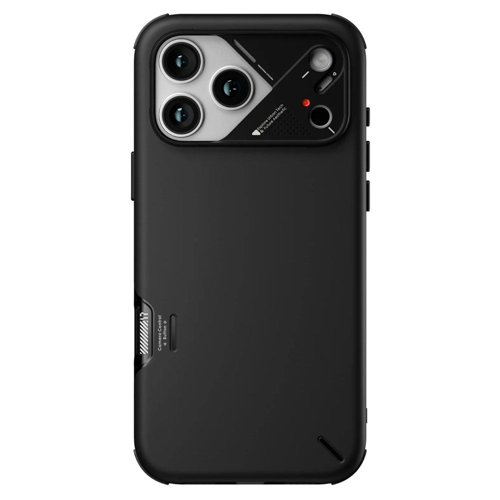 iPhone 17 Pro Max AULUMU Stødabsorberende Hybrid Mobilcover - MagSafe Kompatibel - Sort