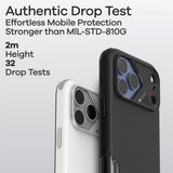 iPhone 17 Pro Max AULUMU Stødabsorberende Hybrid Mobilcover - MagSafe Kompatibel - Sort