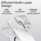 iPhone 17 Pro Max AULUMU Stødabsorberende Hybrid Mobilcover - MagSafe Kompatibel - Sort