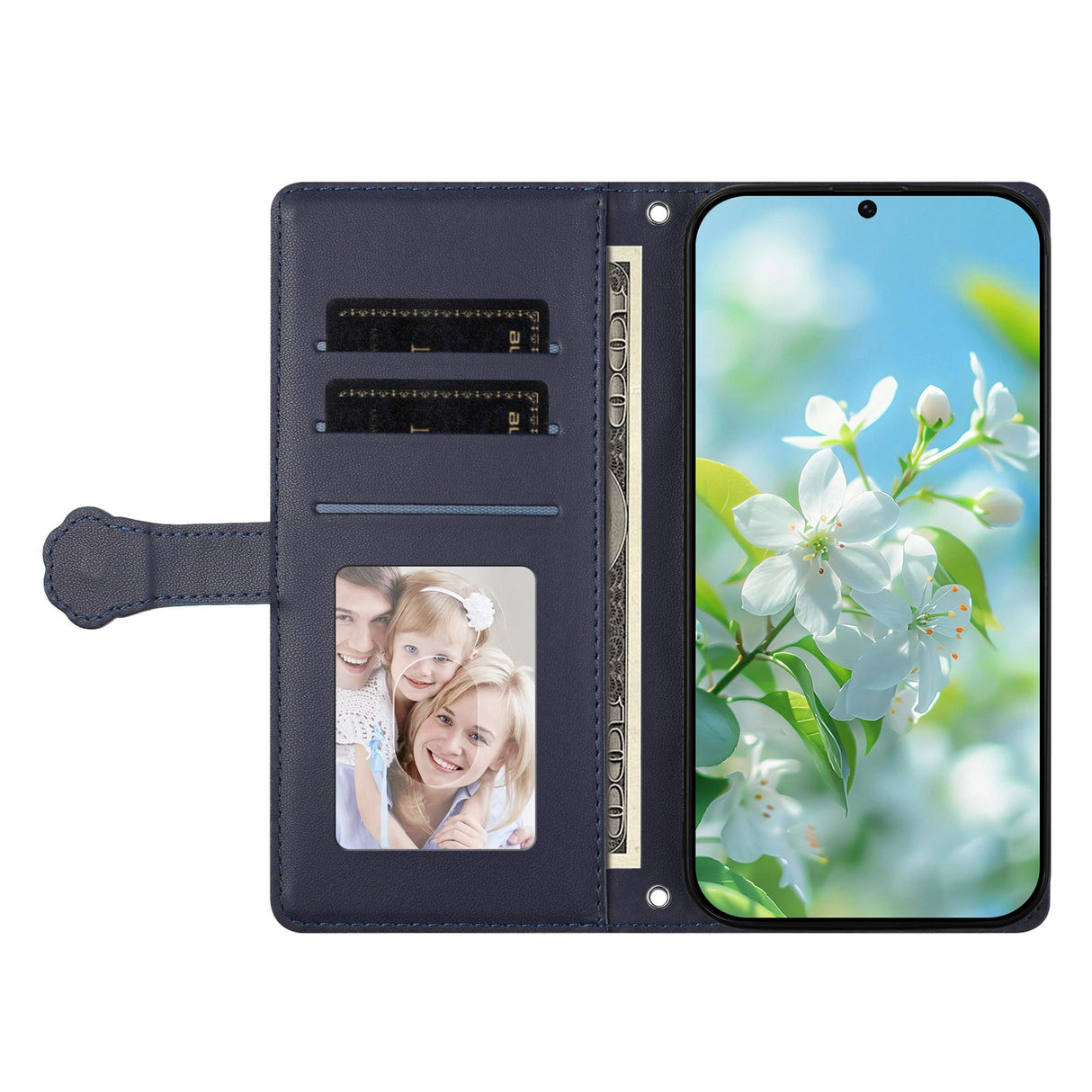 iPhone 18 Pro Max / 17 Pro Max Flip Cover - 3D Katteører - Kortholder - Ståfunktion - Lilla