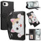 iPhone 17e / 16e Flip Cover - 3D Katteører - Kortholder - Ståfunktion - Sort
