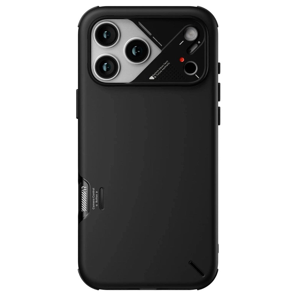 iPhone 17 Pro AULUMU Stødabsorberende Hybrid Mobilcover - MagSafe Kompatibel - Sort