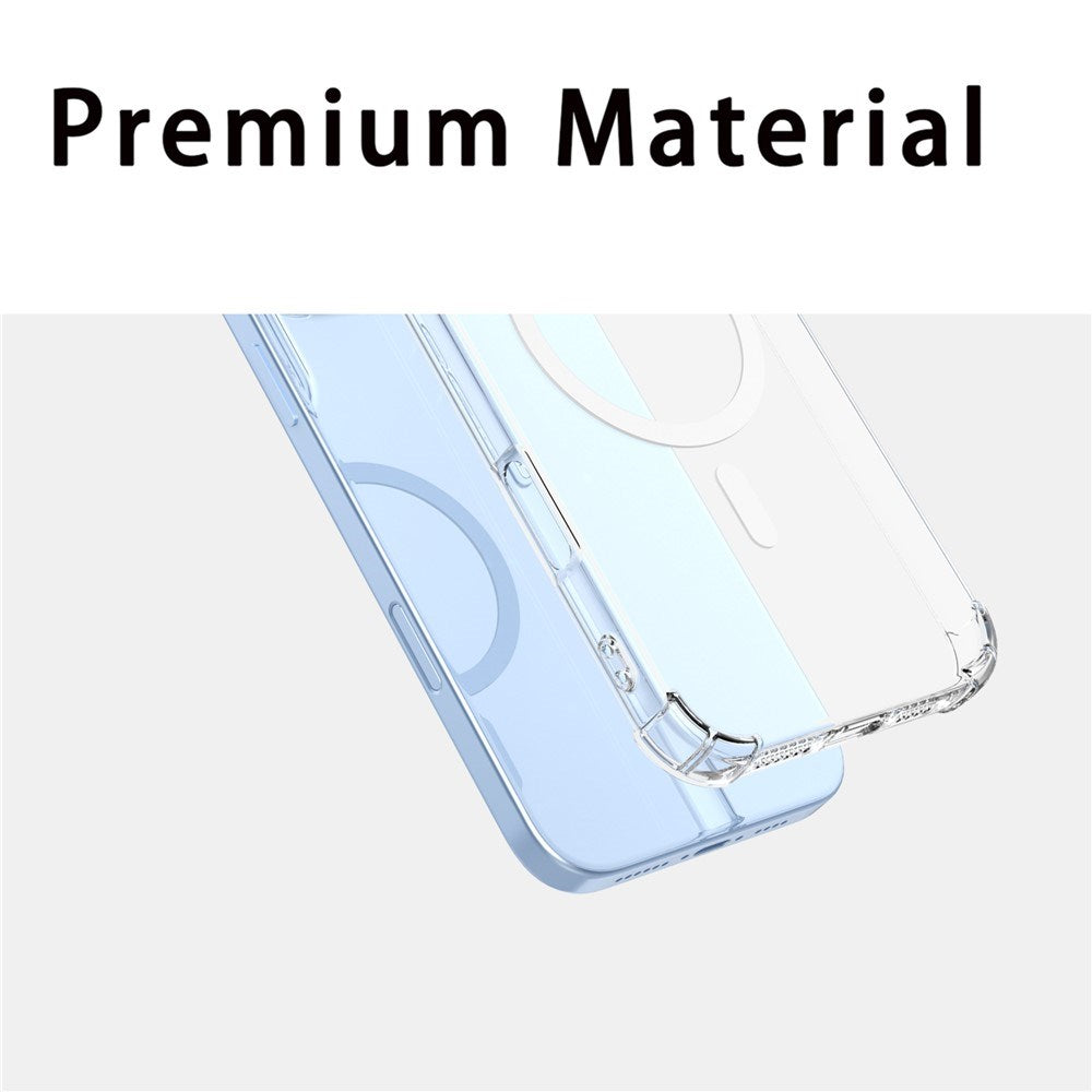 Realme 16 EIDERWOOD Hybrid Plast Bagside Cover m. Stødabsorberende Hjørner - MagSafe Kompatibel - Gennemsigtig