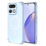 Realme 16 Pro EIDERWOOD Hybrid Plast Bagside Cover m. Stødabsorberende Hjørner - MagSafe Kompatibel - Gennemsigtig