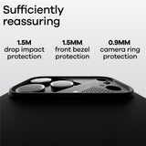 iPhone 17 Pro Max AULUMU Kunstlæder Mobilcover - MagSafe Kompatibel - Sort