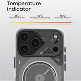 iPhone 17 Pro Max AULUMU Selvlysende Fleksibelt Plastik Mobilcover - MagSafe Kompatibel - Sort