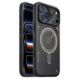 iPhone 17 Pro AULUMU Selvlysende Fleksibelt Plastik Mobilcover - MagSafe Kompatibel - Sort