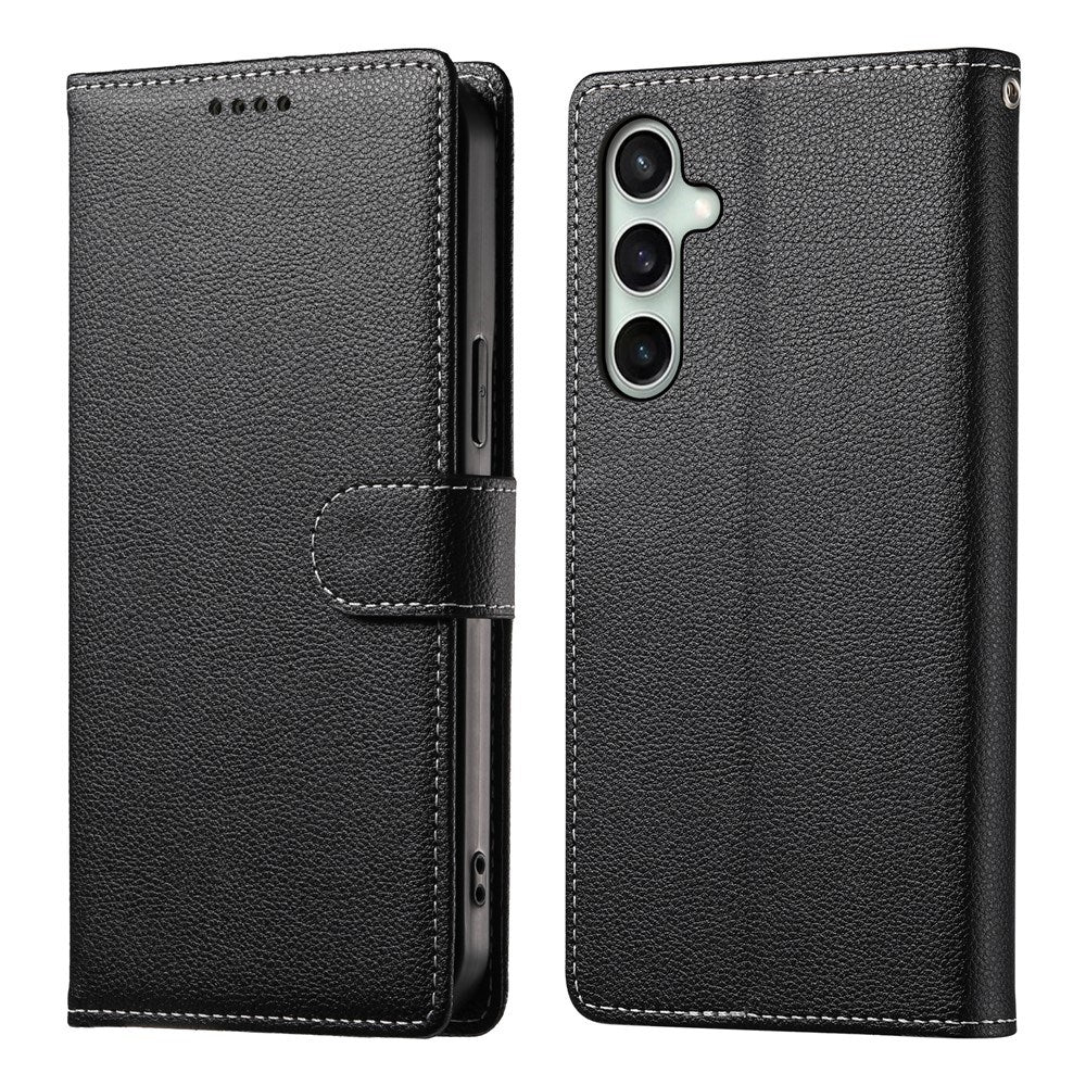 EIDERWOOD Samsung Galaxy S26 FE Flip Cover m. Ståfunktion og Strop - Sort