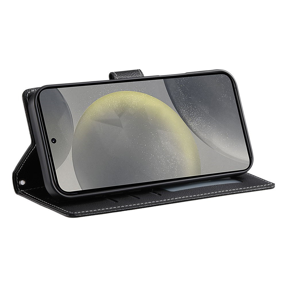 EIDERWOOD Samsung Galaxy S26 FE Flip Cover m. Ståfunktion og Strop - Sort