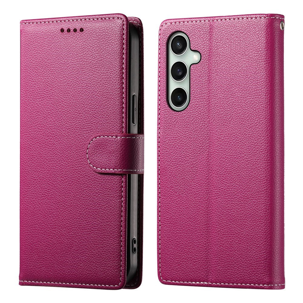 EIDERWOOD Samsung Galaxy S26 FE Flip Cover m. Ståfunktion og Strop - Lyserød