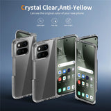Google Pixel 11 Pro Fold EIDERWOOD Hybrid Plast Bagside Cover - Gennemsigtig