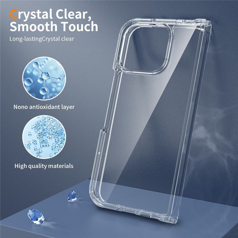 Google Pixel 11 Pro Fold EIDERWOOD Hybrid Plast Bagside Cover - Gennemsigtig