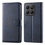 Motorola Moto G47 / G37 EIDERWOOD Læder Flip Cover m. Pung & Strop - Blå
