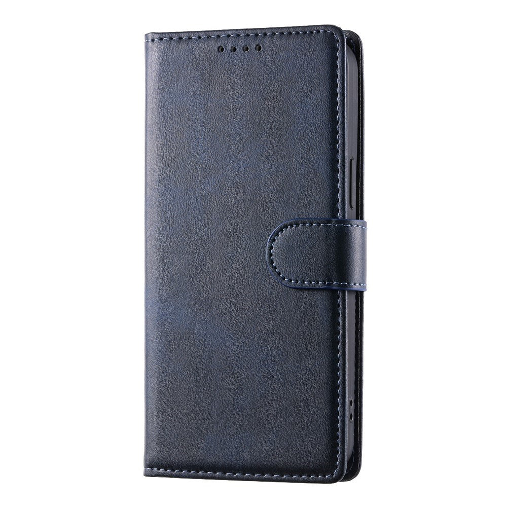 Motorola Moto G47 / G37 EIDERWOOD Læder Flip Cover m. Pung & Strop - Blå