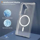 Samsung Galaxy Z Fold8 Mat Fleksibelt Plast Bagside Cover - MagSafe Kompatibel - Gennemsigtig