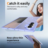 Samsung Galaxy Z Fold8 Mat Fleksibelt Plast Bagside Cover - MagSafe Kompatibel - Lilla