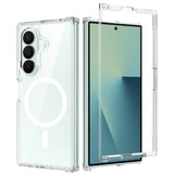 Samsung Galaxy Z Fold8 Hybrid Plast Bagside Cover - MagSafe Kompatibel - Gennemsigtig