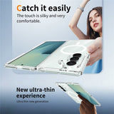 Samsung Galaxy Z Fold8 Hybrid Plast Bagside Cover - MagSafe Kompatibel - Gennemsigtig