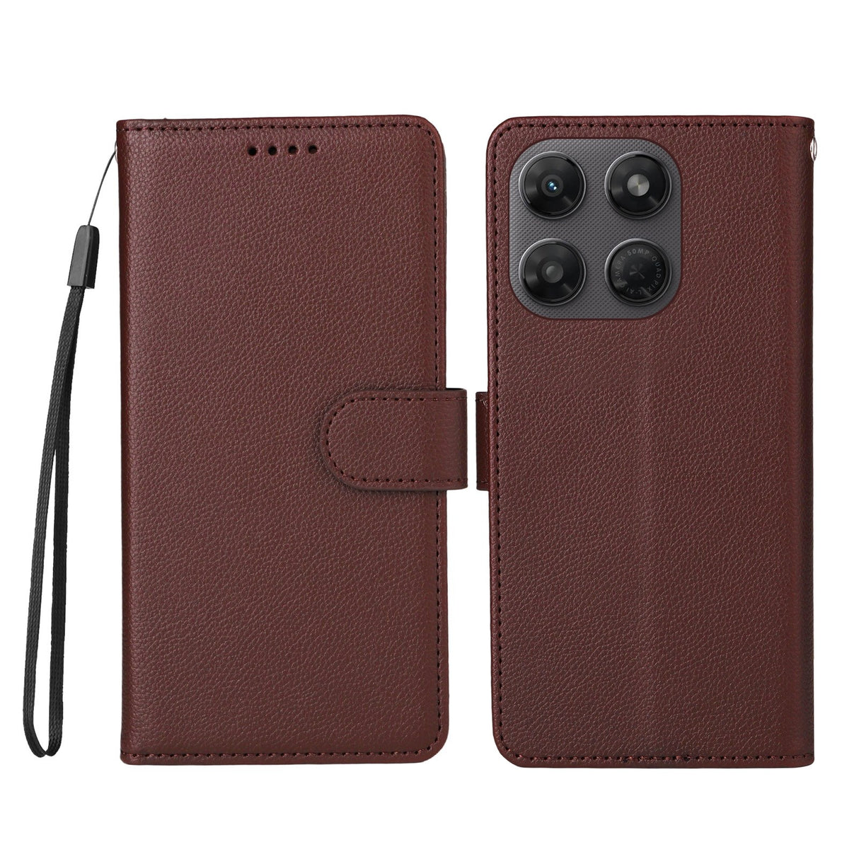 Motorola Moto G47 / G37 EIDERWOOD Flip Cover (RFID Blokering) - Brun