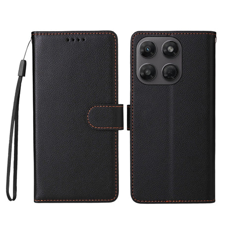 Motorola Moto G47 / G37 EIDERWOOD Flip Cover (RFID Blokering) - Sort