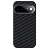 Google Pixel 11 ABEEL Hybrid Mobilcover m. Karbonfibretekstur - Sort
