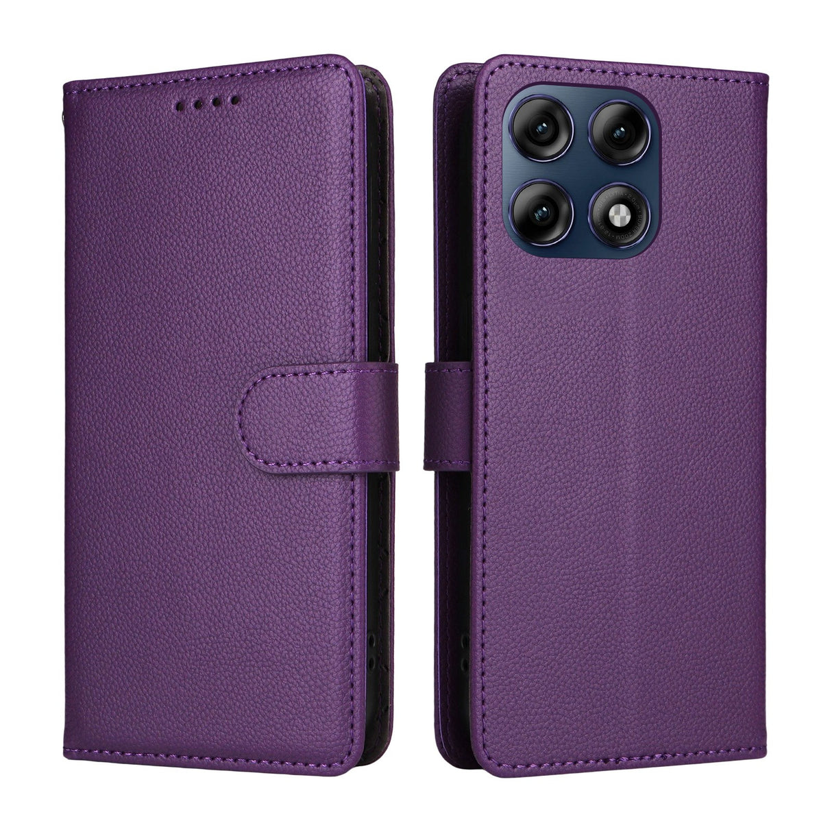 Motorola Edge 70 Pro EIDERWOOD Kunstlæder Flip Cover m. Strop & Ståfunktion - Lilla