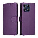 Motorola Edge 70 Pro EIDERWOOD Kunstlæder Flip Cover m. Strop & Ståfunktion - Lilla