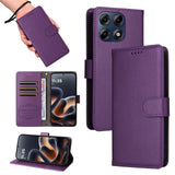 Motorola Edge 70 Pro EIDERWOOD Kunstlæder Flip Cover m. Strop & Ståfunktion - Lilla