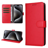 Motorola Edge 70 Pro EIDERWOOD Kunstlæder Flip Cover m. Strop & Ståfunktion - Rød