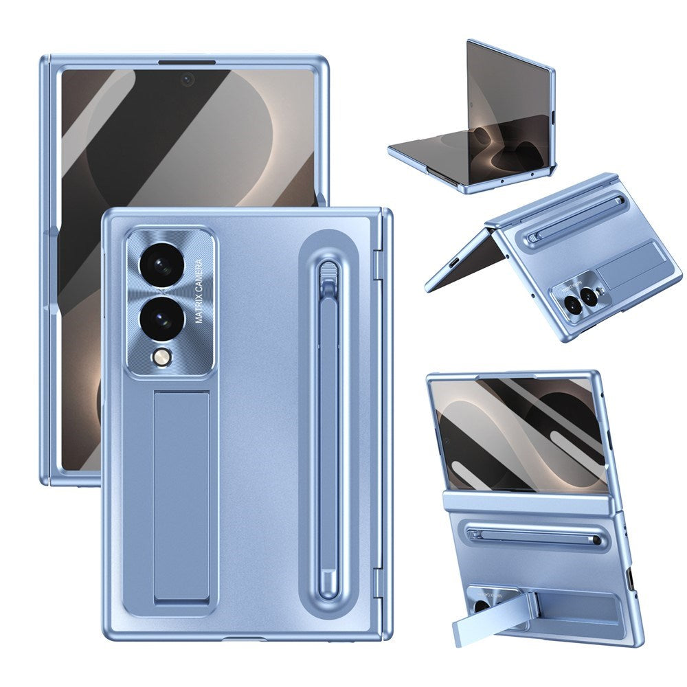 Samsung Galaxy Z Fold8 EIDERWOOD Cover m. Indbygget Styluspen & Ståfunktion - Blå