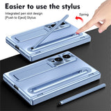 Samsung Galaxy Z Fold8 EIDERWOOD Cover m. Indbygget Styluspen & Ståfunktion - Blå