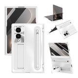 Samsung Galaxy Z Fold8 EIDERWOOD Cover m. Indbygget Styluspen & Ståfunktion - Hvid
