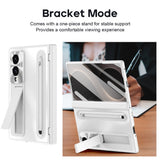 Samsung Galaxy Z Fold8 EIDERWOOD Cover m. Indbygget Styluspen & Ståfunktion - Hvid