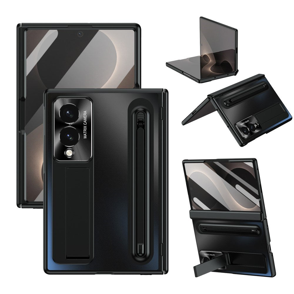 Samsung Galaxy Z Fold8 EIDERWOOD Cover m. Indbygget Styluspen & Ståfunktion - Sort