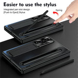 Samsung Galaxy Z Fold8 EIDERWOOD Cover m. Indbygget Styluspen & Ståfunktion - Sort