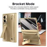 Samsung Galaxy Z Fold8 EIDERWOOD Cover m. Indbygget Styluspen & Ståfunktion - Guld