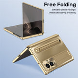 Samsung Galaxy Z Fold8 EIDERWOOD Cover m. Indbygget Styluspen & Ståfunktion - Guld