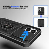 EIDERWOOD OnePlus Nord CE6 Hybrid Håndværker Mobil Cover m. Kickstand & Cam Slider - Rød