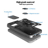 EIDERWOOD OnePlus Nord CE6 Hybrid Håndværker Mobil Cover m. Kickstand & Cam Slider - Rød